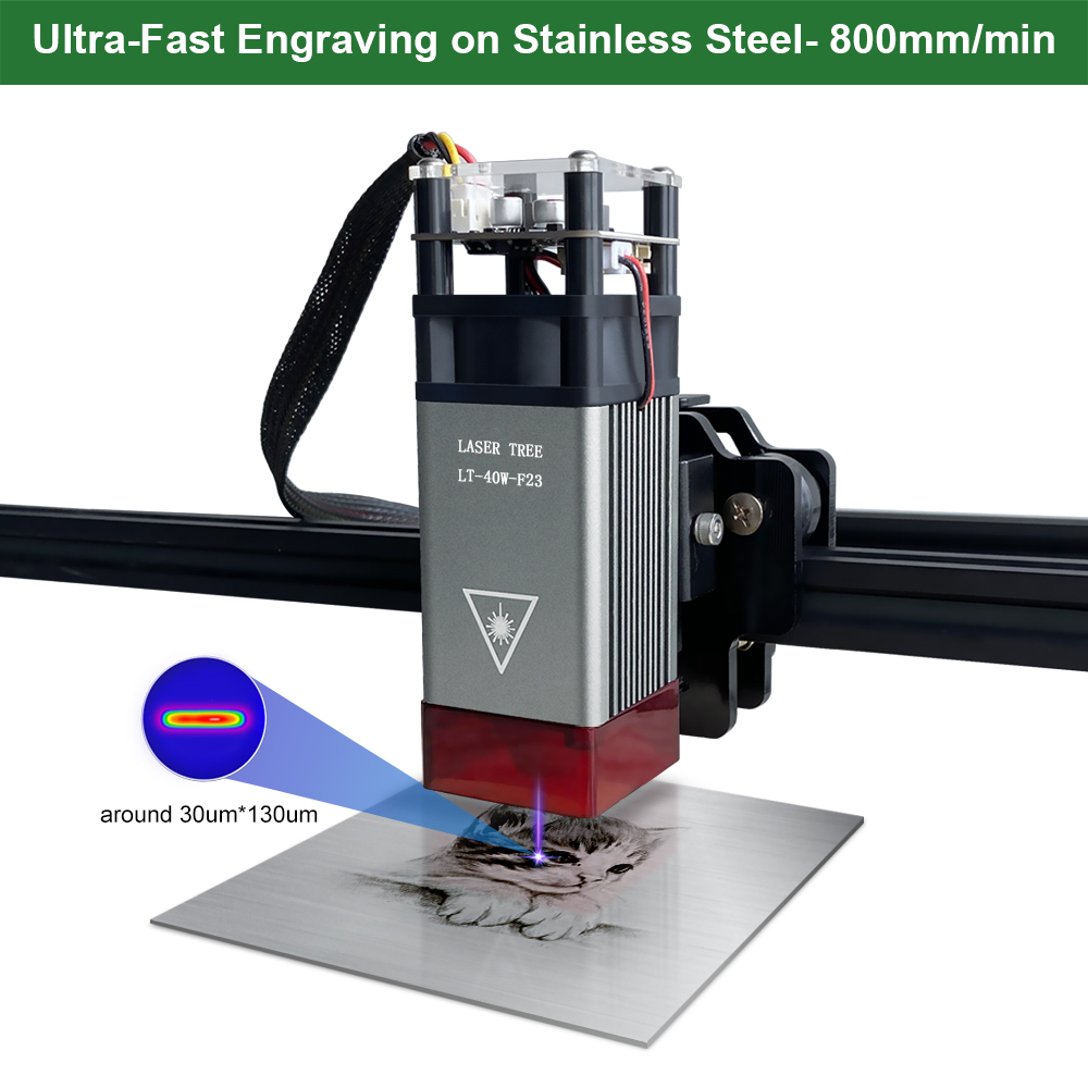 LASER TREE Лазерный модуль 5 В – обзор и цена 20W Laser Engraver Module Upgrade