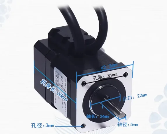 Гибридный шаговый двигатель Ne – обзор и цена Closed Loop Stepper Motor Nema 17