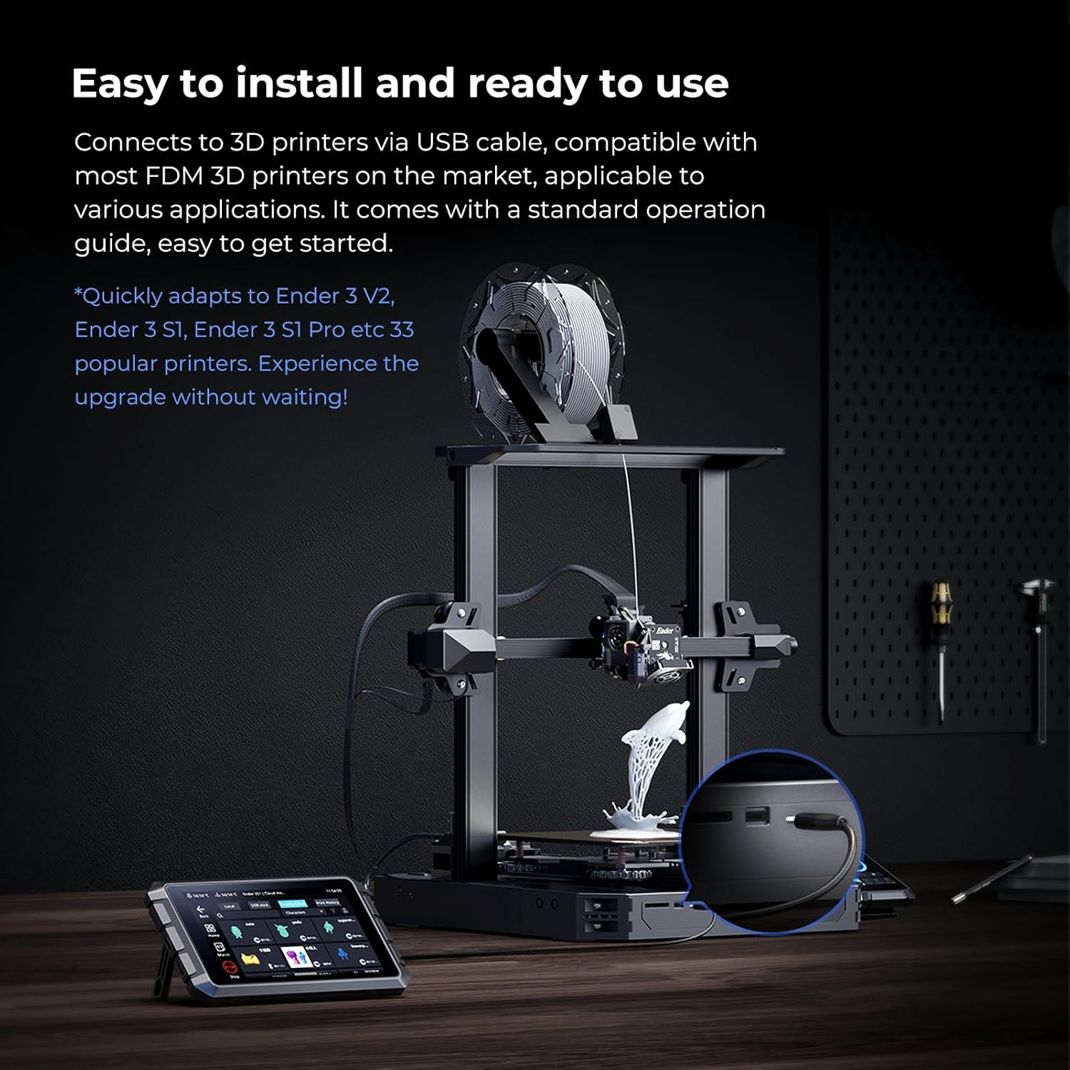 Смарт-планшет Creality Sonic P – обзор и цена Klipper Pad 7 Inch